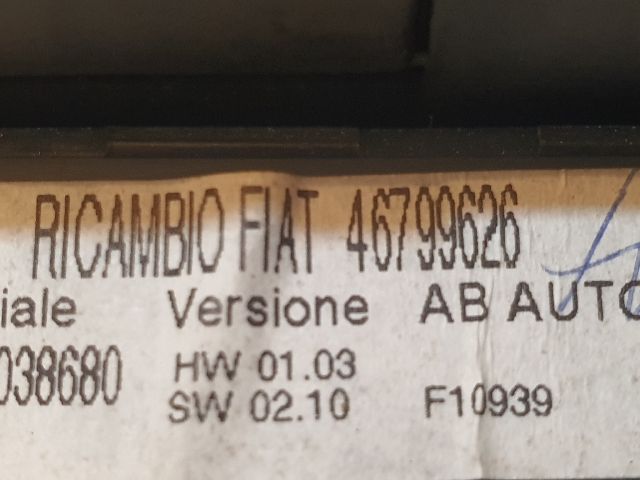 bontott ALFA ROMEO 147 Fűtéskapcsoló (manuális klímás)