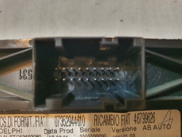 bontott ALFA ROMEO 147 Fűtéskapcsoló (manuális klímás)