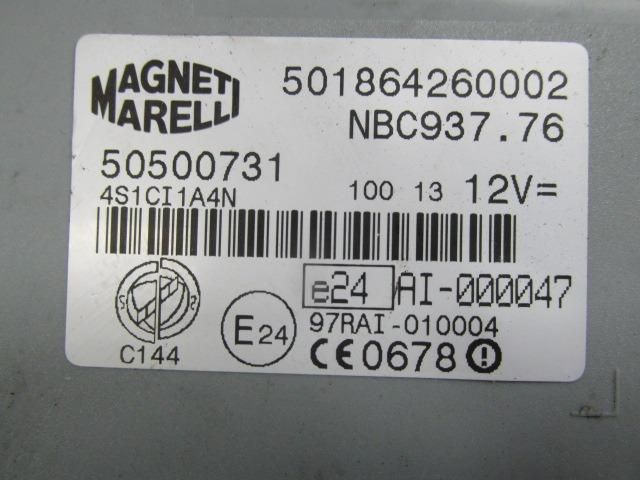 bontott ALFA ROMEO 147 Komfort Elektronika