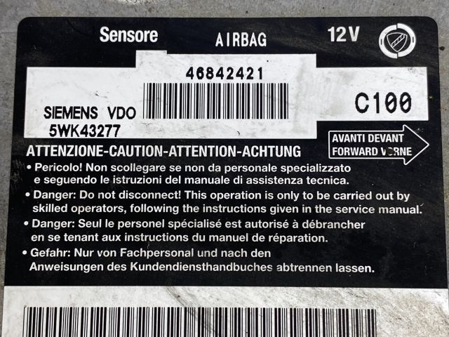 bontott ALFA ROMEO 147 Légzsák Elektronika