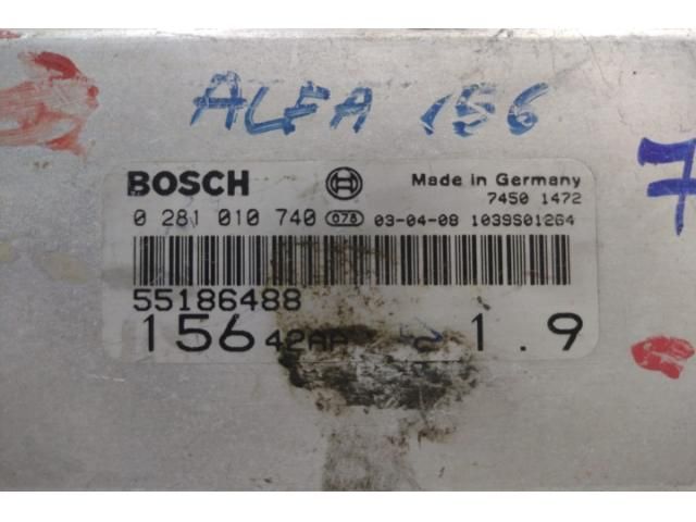 bontott ALFA ROMEO 156 Motorvezérlő