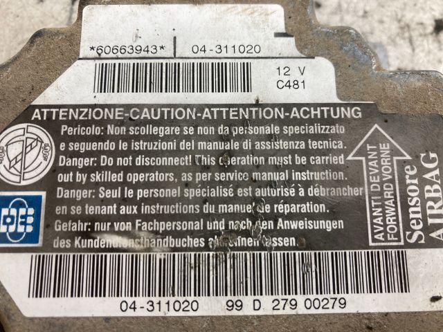 bontott ALFA ROMEO 156 Légzsák Elektronika