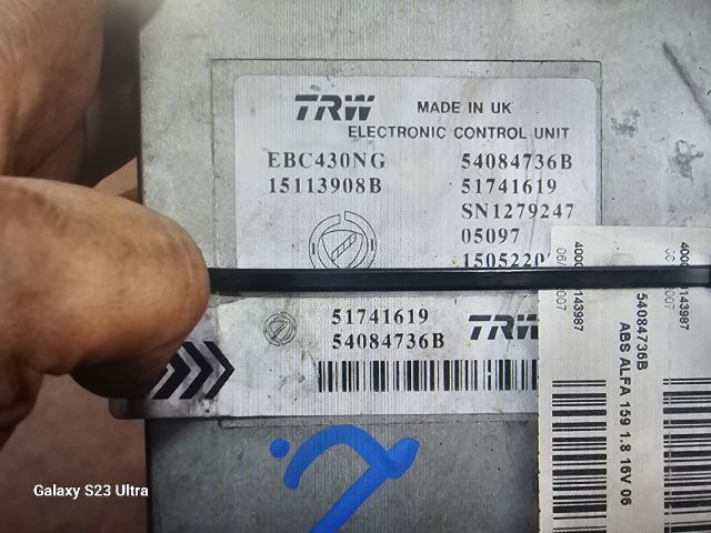 bontott ALFA ROMEO 159 ABS Kocka