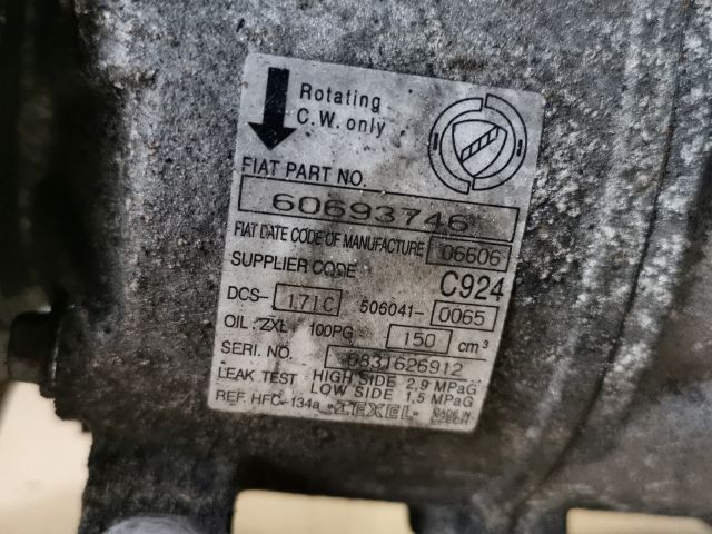 bontott ALFA ROMEO 159 Klímakompresszor