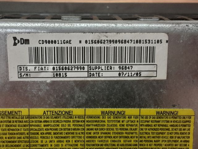 bontott ALFA ROMEO 159 Bal Térdlégzsák