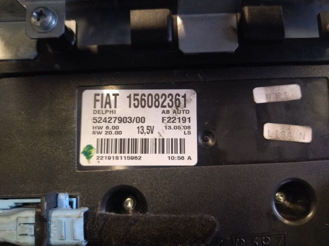 bontott ALFA ROMEO 159 Fűtéskapcsoló (digit klímás)