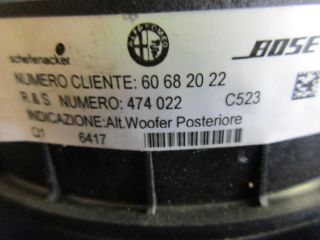 bontott ALFA ROMEO 159 Hangszóró (Pozíciófüggetlen)