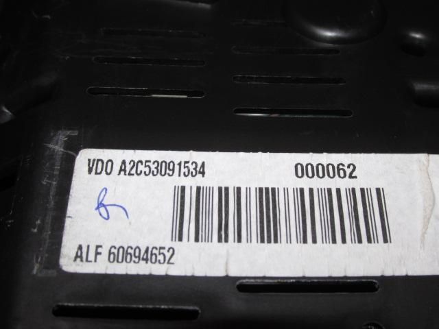 bontott ALFA ROMEO 159 Kilométeróra