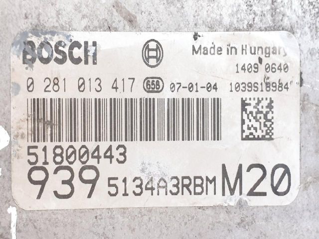 bontott ALFA ROMEO 159 Motorvezérlő