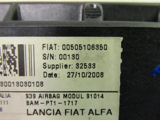 bontott ALFA ROMEO 159 Utasoldali Légzsák