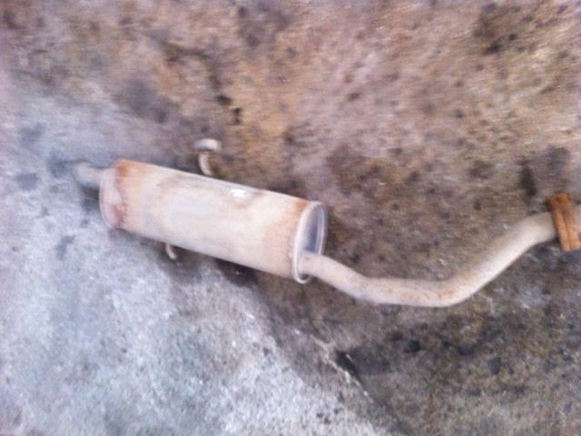 bontott ALFA ROMEO 166 Hátsó Kipufogó Dob