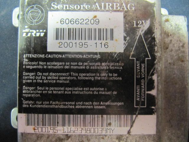 bontott ALFA ROMEO 166 Légzsák Elektronika