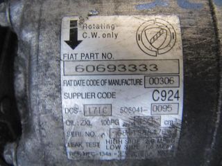 bontott ALFA ROMEO BRERA Klímakompresszor