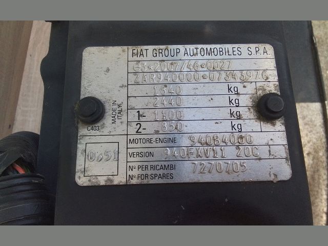 bontott ALFA ROMEO GIULIETTA Komplett Homlokfal (Részeivel)