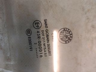 bontott ALFA ROMEO GIULIETTA Bal első Ablak