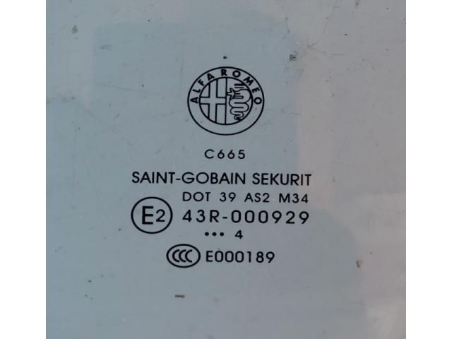 bontott ALFA ROMEO GIULIETTA Bal hátsó Ablak