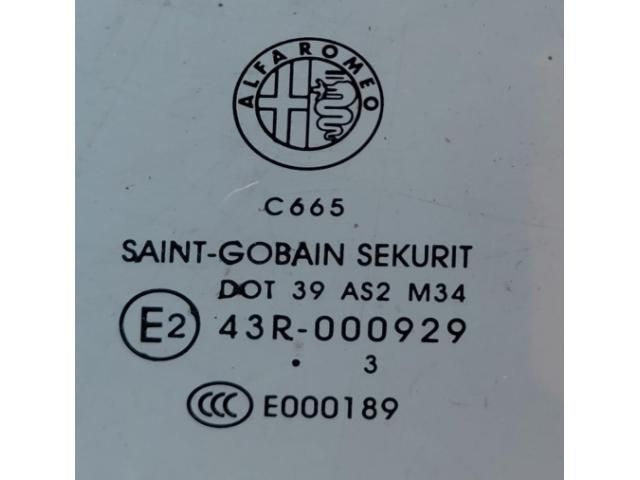 bontott ALFA ROMEO GIULIETTA Bal hátsó Ablak