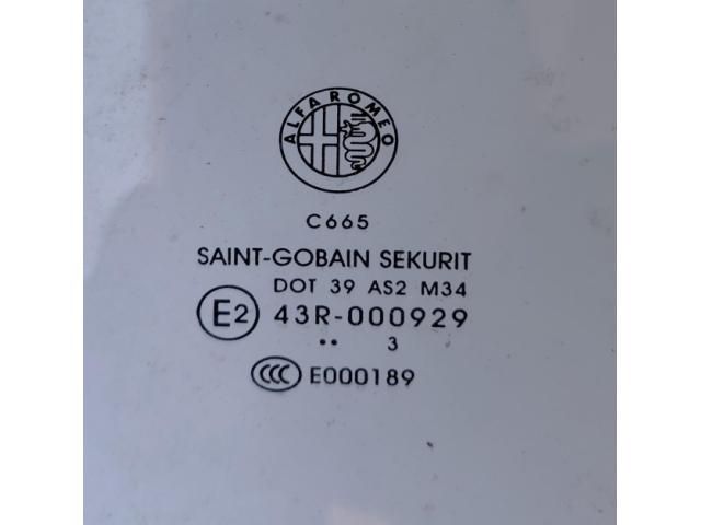 bontott ALFA ROMEO GIULIETTA Jobb első Ablak
