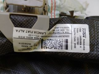 bontott ALFA ROMEO GIULIETTA Jobb Függönylégzsák és Oldallégzsák