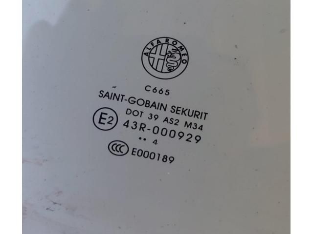 bontott ALFA ROMEO GIULIETTA Jobb hátsó Ablak