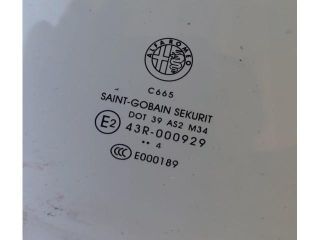 bontott ALFA ROMEO GIULIETTA Jobb hátsó Ablak
