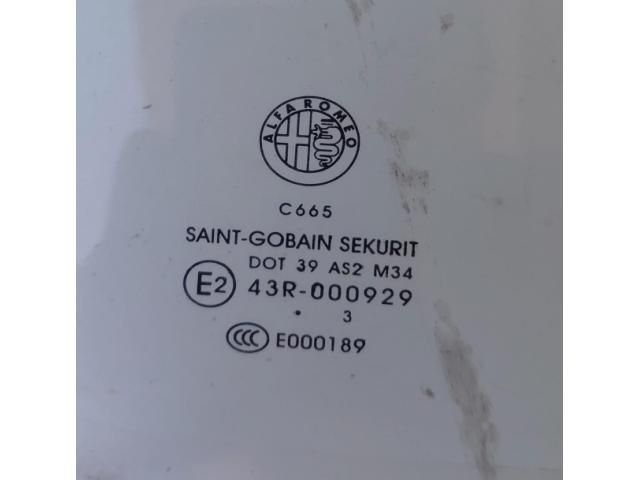 bontott ALFA ROMEO GIULIETTA Jobb hátsó Ablak