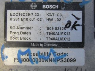 bontott ALFA ROMEO GIULIETTA Motorvezérlő