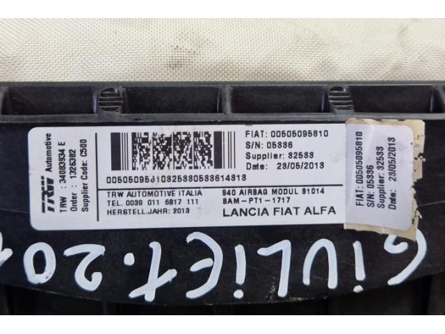 bontott ALFA ROMEO GIULIETTA Utasoldali Légzsák