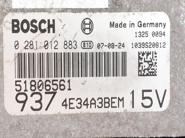 bontott ALFA ROMEO GT Motorvezérlő