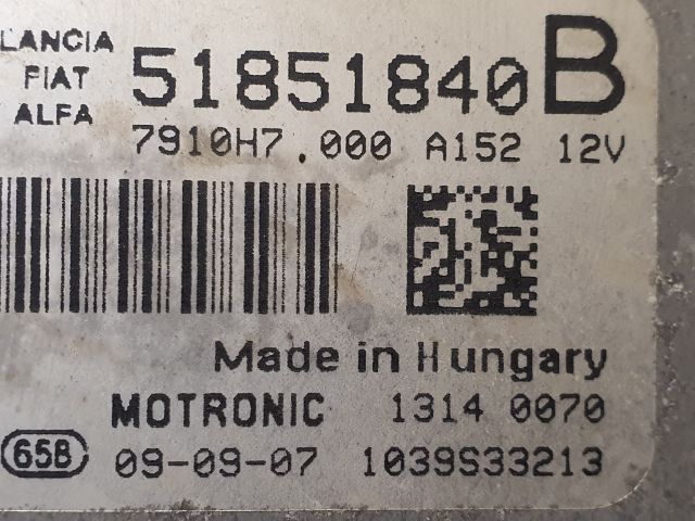 bontott ALFA ROMEO MITO Motorvezérlő