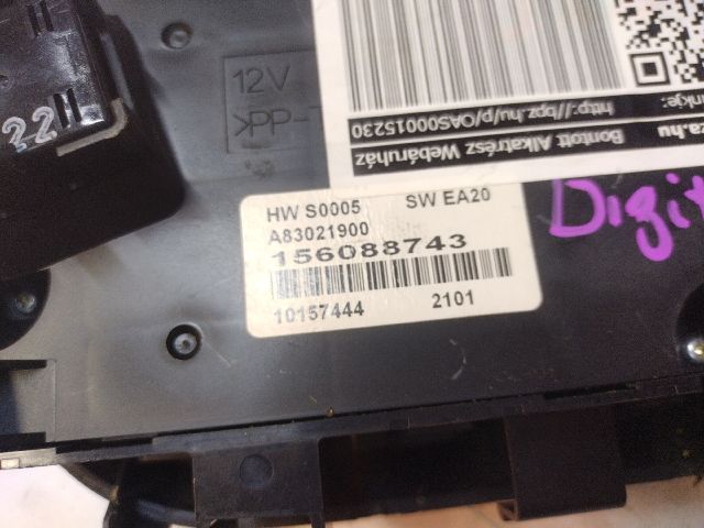 bontott ALFA ROMEO MITO Fűtéskapcsoló (digit klímás)