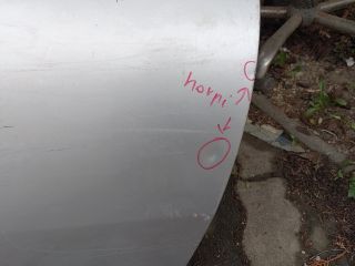 bontott ALFA ROMEO SPIDER Bal első Ajtó (Üres lemez)