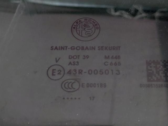 bontott ALFA ROMEO STELVIO Bal hátsó Ablak