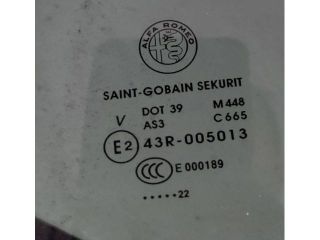 bontott ALFA ROMEO STELVIO Bal hátsó Ablak