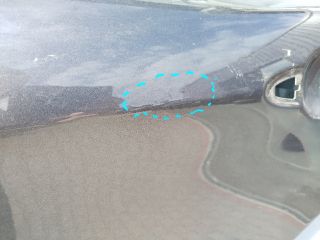 bontott ALFA ROMEO STELVIO Bal hátsó Ajtó (Üres lemez)