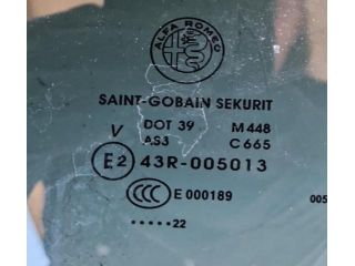 bontott ALFA ROMEO STELVIO Jobb hátsó Ablak