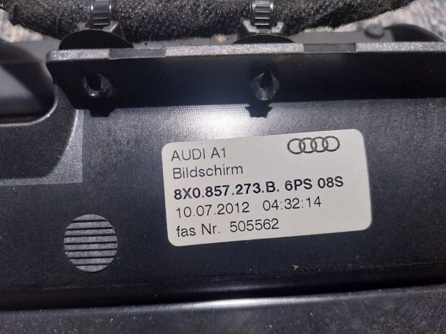 bontott AUDI A1 Multifunkciós Kijelző