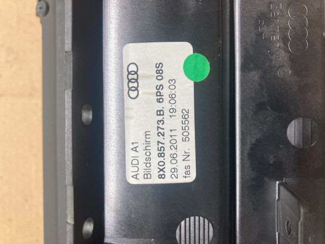 bontott AUDI A1 Multifunkciós Kijelző