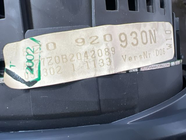 bontott AUDI A2 Kilométeróra