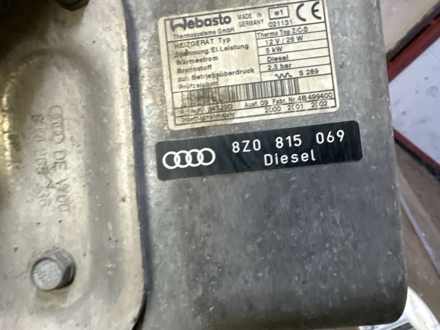 bontott AUDI A2 Állófűtés (Részeivel)