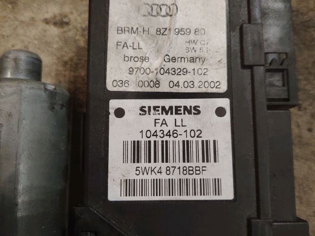 bontott AUDI A2 Bal első Ablakemelő Motor