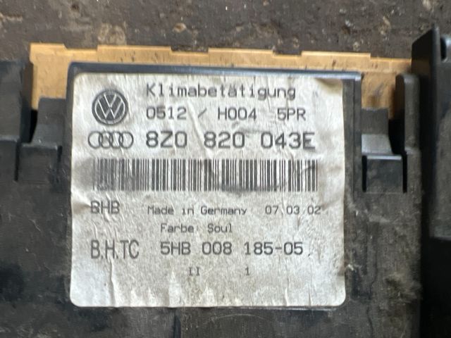 bontott AUDI A2 Fűtéskapcsoló (digit klímás)