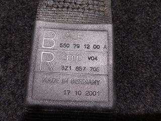 bontott AUDI A2 Jobb első Biztonsági Öv