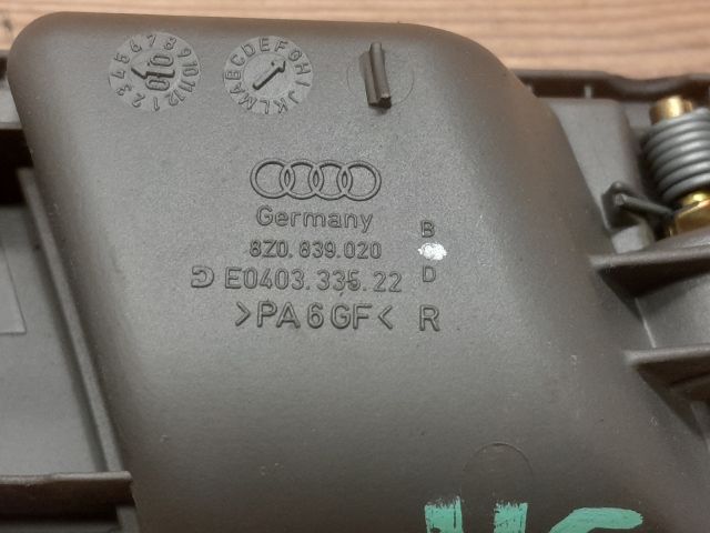 bontott AUDI A2 Jobb hátsó Belső Kilincs