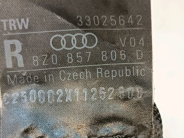 bontott AUDI A2 Jobb hátsó Biztonsági Öv