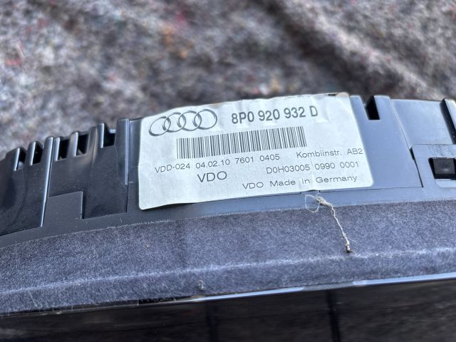 bontott AUDI A3 Kilométeróra