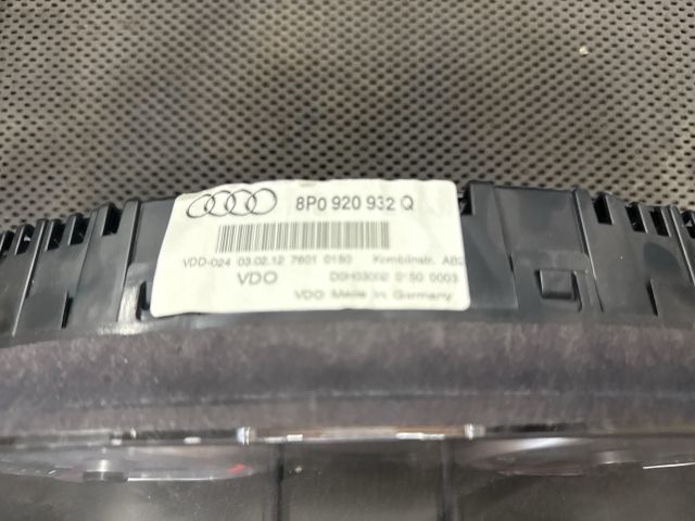 bontott AUDI A3 Kilométeróra