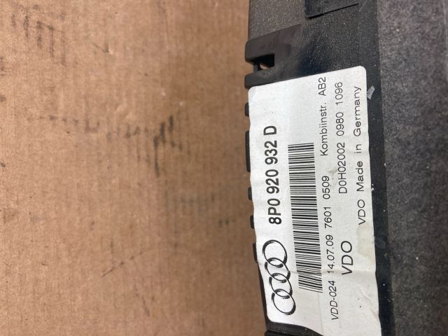 bontott AUDI A3 Kilométeróra