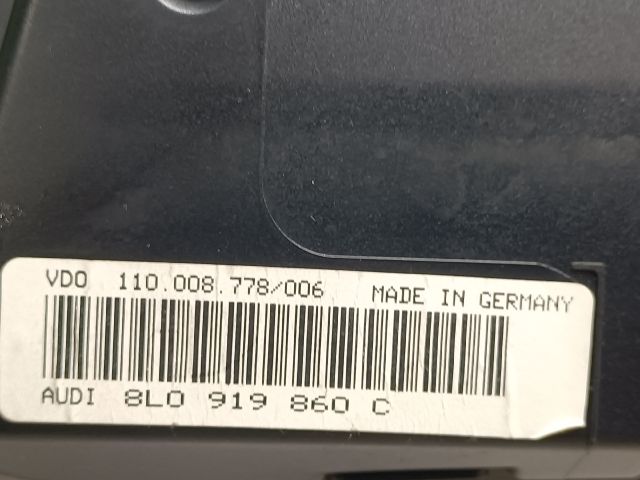 bontott AUDI A3 Kilométeróra