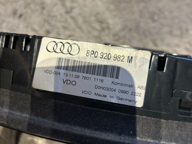 bontott AUDI A3 Kilométeróra